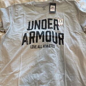 Under Armour Light Gray Short Sleeve Tee